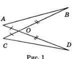 По рис. 1 дакажите что углАОВ=углу СОD​
