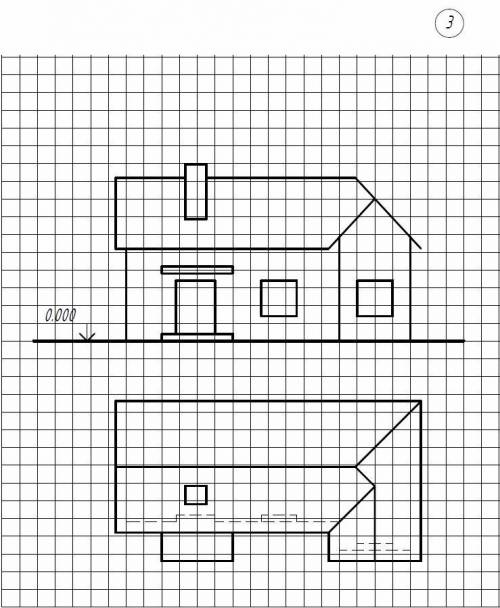 Нужно построить перспективу садового домика Построить аппарат линейной перспективы 2. Построить перс