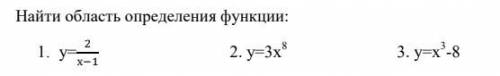 Найти область определения функции