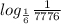 log_{ \frac{1}{6} } \frac{1}{7776}