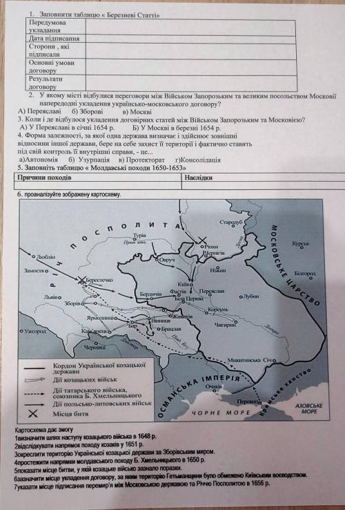 решить задание по истории Украины весь листок. ​