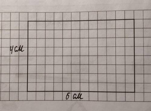 Внутри этого прямоугольника построй и закрась квадрат, имеющий площадь 9 см2​