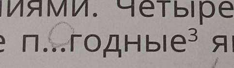 Морфологический разбор слова《погодные