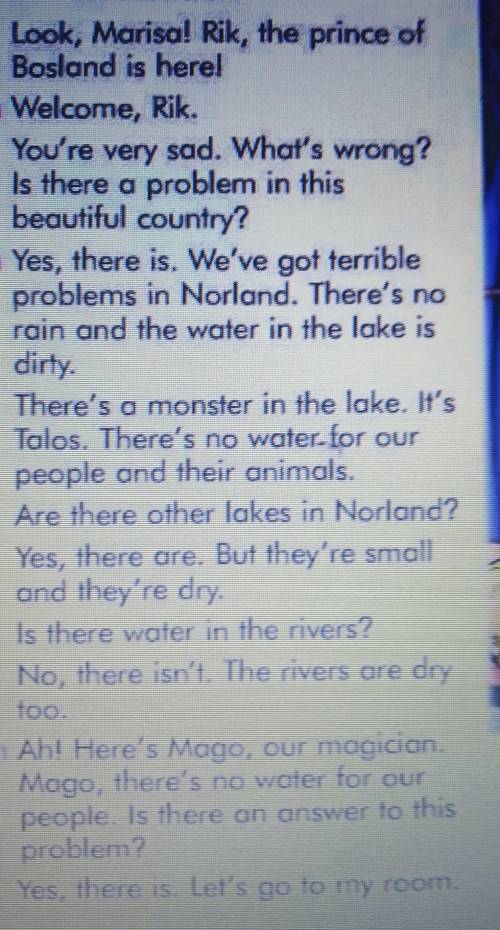 There is a big problem in Norland. There is a in Lake BalanThe lakes and rivers in Norland are dryTh