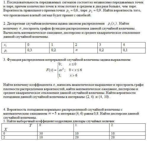 ТВИМС | Сделать любые задания ( минимум