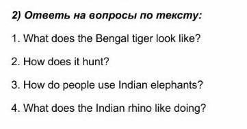 The Bengal tiger is the national animal of India. It is red or orange with black, grey orbrown strip