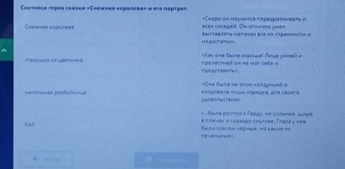 Соотнесите героев сказки Снежная королева и его портрет. Снежная королева старушка из цветника мален