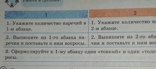 1 21. Укажите количество наречий в1. Укажите количество наречий во1-м абзаце.2-м абзаце.2. Выпишите