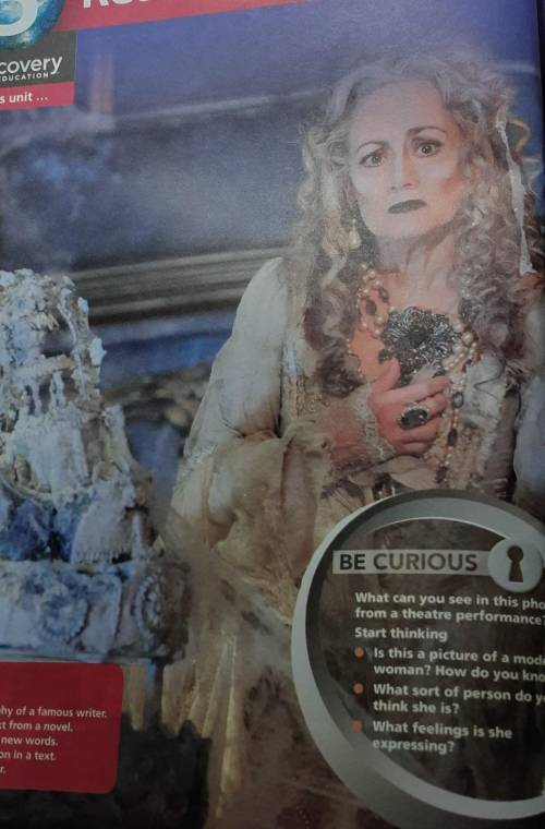 Look again at the photo on page 56. Does it exactly match the text's description ofMiss Havisham and