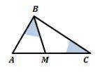 На стороні AC трикутника ABC вибрано точку M так, що кут ABM = куту C. Знайдіть довжину відрізка MC,