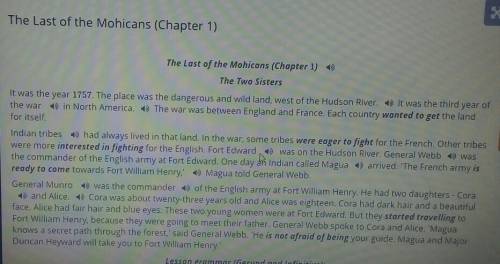 Read the first two paragraphs and put all the parts of the story into the correct order. Magua told