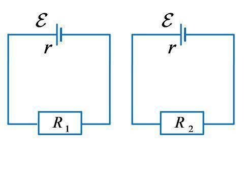При двух различных сопротивлениях нагрузки R1 = 19 Ом и R2 = 61 Ом во внешней цепи выделяется одинак