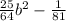 \frac{25}{64} b^{2} - \frac{1}{81}