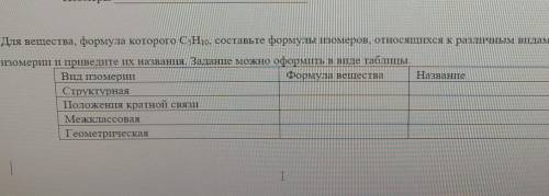 2.укажите, какие из этих веществ изомерны между собой. 3. для вещества, формула которого C5H10, сост