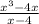 \frac{x^3-4x}{x-4}