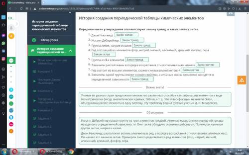 ИСТОРИЯ СОЗДАНИЯ ПЕРИОДИЧЕСКОЙ ТАБЛИЦЫ ХИМИЧЕСКИХ ЭЛЕМЕНТОВ