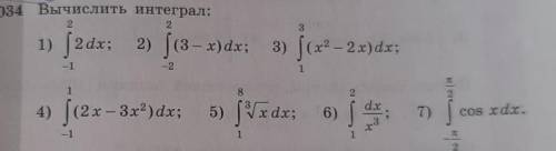 Решите интегралы очень подробно 7 штук решение фотографиеем отправляем​