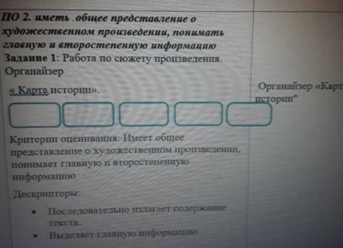 по 2. иметь общее представление охудожественном произведении, пониматьглавную и второстепенную инфор