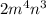 2 {m}^{4} {n}^{3}