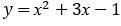 Напишите уравнение касательной к графику функции y=x^2 + 3x -1 в точке х0=2.