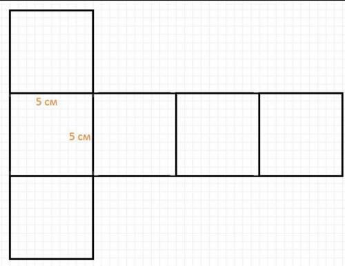 изобразить все возможные развертки куба со стороной 20 мм.​