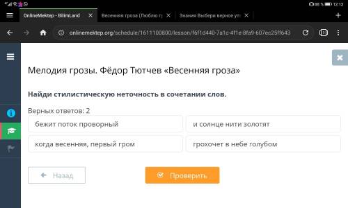 Мелодия грозы. Фёдор Тютчев «Весенняя гроза» Верных ответов: 2 когда весенняя, первый гром бежит пот