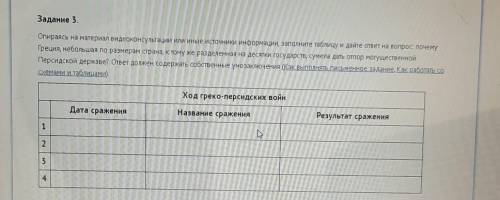 Ход греко-персидских войн Дата сраженияНазвание сраженияРезультат сражения1234​