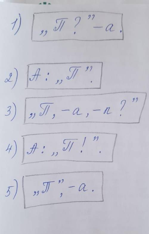 Составьте 5 предложений по схеме