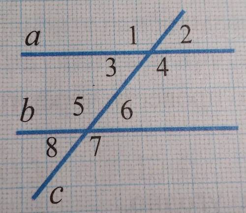 Будет ли прямая а паралельна прямой b на рисунке 2, если угол4+угол5 =180°?​