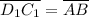 \overline {D_1C_1} = \overline {AB}