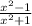 \frac{ {x}^{2} - 1 }{ {x}^{2} + 1}