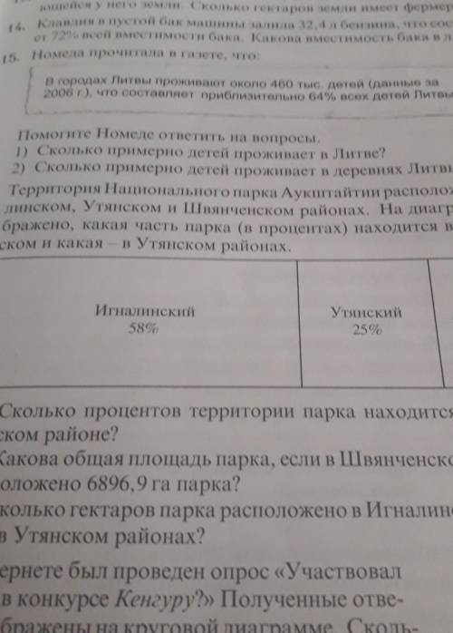 Территории национального парка аукштайтии расположена в игналинском,Утянском и швянченском районах.Н