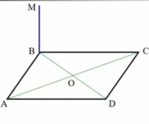 відстань від точки М прямої АВ ВС буде довжина відрізка ​