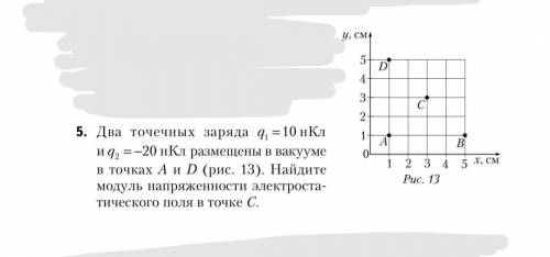 Задача на тему закон Кулона и электростатическое поле решить. А то ответ всё никак не сходится ​