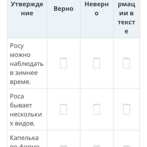 Каждая травинка имеет свою росинку. Л. Толстой «Какая бывает роса на траве» Прочти утверждения. Пост