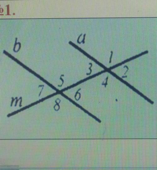 Дано а||b.m-секущая.угол 1равен 107 градусам.найти угол 3,4,5,6.​