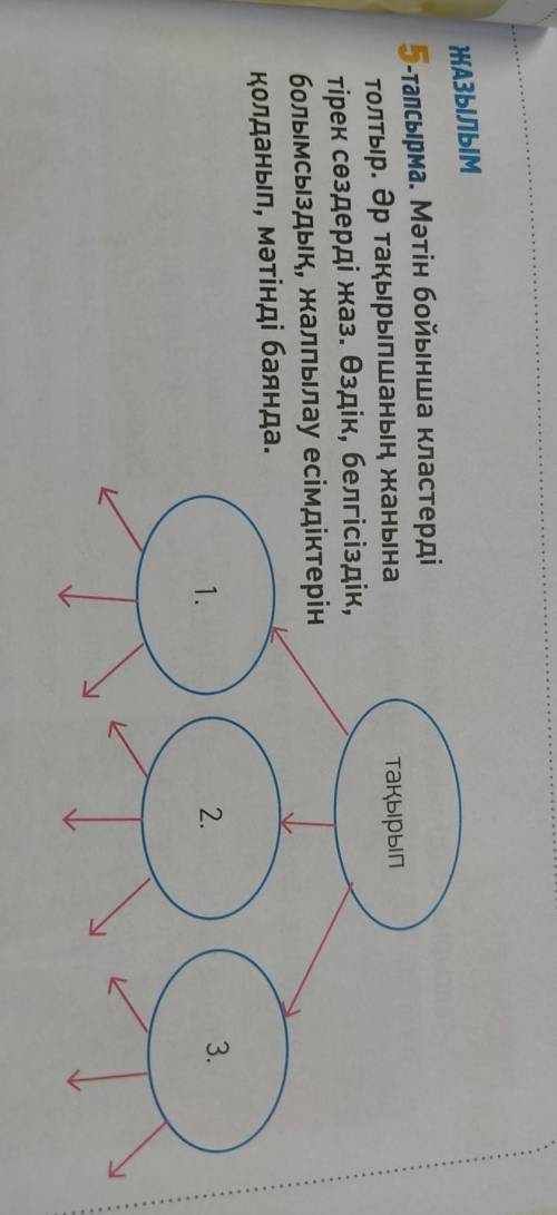 казахский язык, задание на картинке​