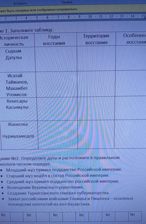 Сырым датулы годы восстания территория восстания особенности восстания​