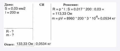 18 Жаттығу1. Қимасы 0,03 мм, ұзындығы 200 м болатын мыс өткізгіштің мас-сасы мен кедергісін анықтаңд