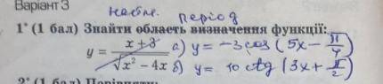 Знайти найменший період значення функції