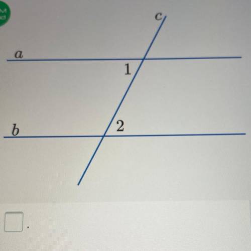 К На рисунке прямая с пересекает прямые аи b. Если 21 = (5х + 3)° и 22 = (4х + 15)°, то найди, каким