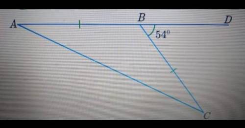 Найдите внутренние углы треугольника. Углы A, B, C.​