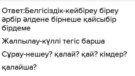 Есімдіктерді түрлеріне қарай топтастыр, парталасыңмнн бірге кестені толтырДұрыс ​