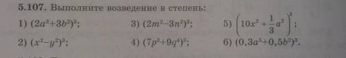 возведите в степень целиком очень с 5 по 6 ​умоляю