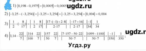 Найдите погрешность следующих приближений: 1)числа -3,254 числом -3,25 2)числа числом 3,14​