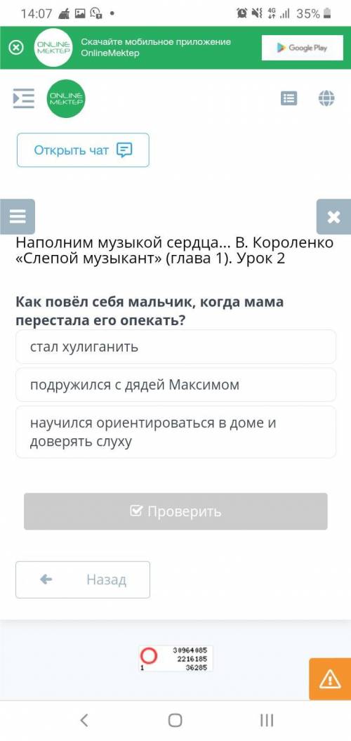 Как повел себя мальчик, когда мама перестала ему опекать? стал хулиганить.подружился с дядей Максимо