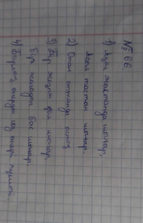 66. Көп нүктенің орнына тиісті жалғауды қойып, мақал-мәтел кешіріп жаз.1. Ақыл жас... шығар, асыл та