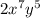 2 {x}^{7} {y}^{5}