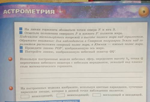 На рисунках 3а и 3б постройте проекции небесной сферы для мест земной поверхности, где в зените набл