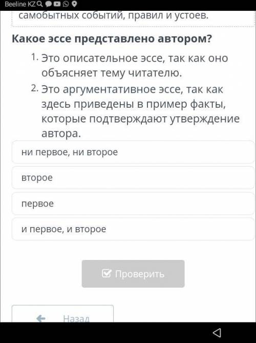 Какое эссе представлено автором?